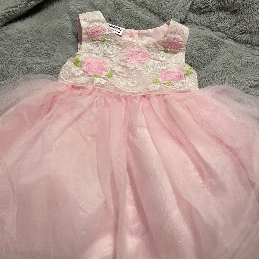 Blossom dream - Punk Blueberi Boulevard floral dress (6-9 mo)